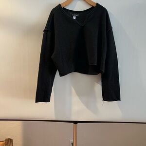 Urban Outfitters Black Crop Top